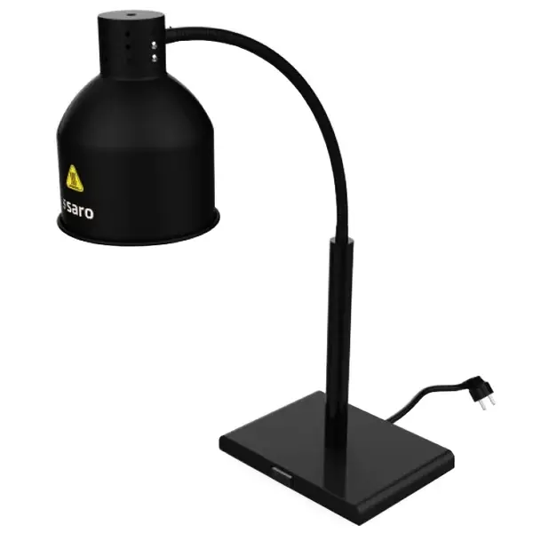 Warmhoudlamp | CALIMA | Zwart | Flexibel | 1x 250W | Incl. Lamp | 203x268x660(h)mm