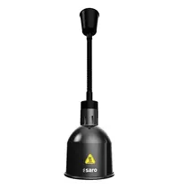 Saro Warmhoudlamp | CAURUS | Zwart | Verstelbare Hoogte (≤2000mm) | Max. 250W | Ø175mm 
