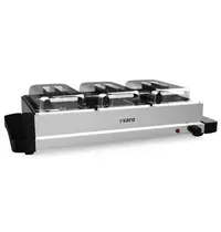 Saro Warmhoudplaat | KARIF | 3x 1/3 GN | 30°C/85°C | 0.4kW (230V) | Incl. GN-Deksels | 657x381x167(h)mm 