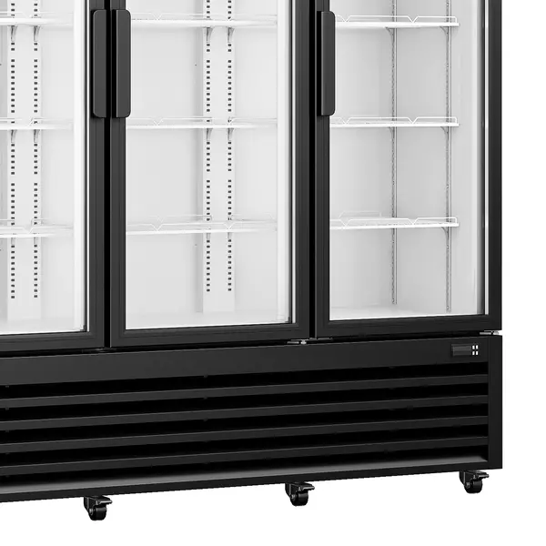 Koelkast | GTK | 1065L | Zwart/Wit | +1°C/+10°C | Statisch + Ventilator | Draaideuren | Wielen (Geremd) | 1600x610x1973(h)mm