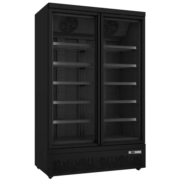 Vrieskast | GTK PRO | 1006L | Zwart | -15°C/-18°C | Geforceerd | Draaideuren | Wielen (Geremd) | 1253x760x2003(h)mm