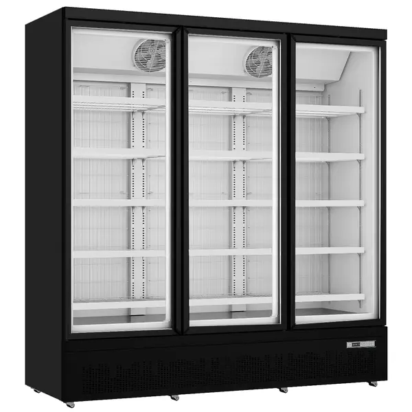 Vrieskast | GTK PRO | 1563L | Zwart | -15°C/-18°C | Geforceerd | Draaideuren | Wielen (Geremd) | 1880x760x2003(h)mm