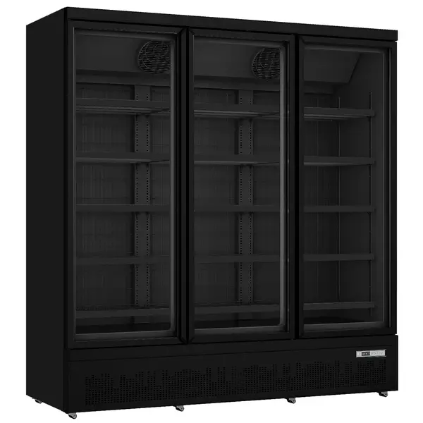 Vrieskast | GTK PRO | 1563L | Zwart | -15°C/-18°C | Geforceerd | Draaideuren | Wielen (Geremd) | 1880x760x2003(h)mm