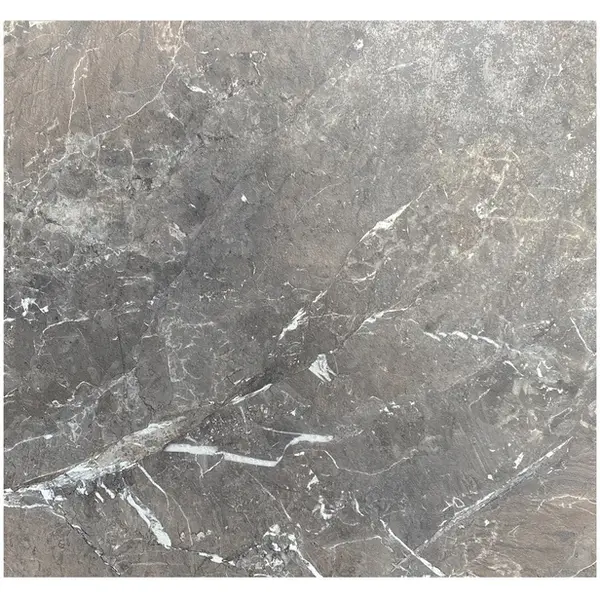 Inklapbare Statafel | INFINITY | HPL/RVS | Marmerlook Blad | Zandkleurig Frame | In-/Outdoor | 700x700x1100(h)mm