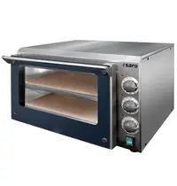Saro Pizzaoven | ETNA | Elektrisch | 1+1x Ø40cm | 50°C/450°C | 3kW (230V) | 610x620x395(h)mm 