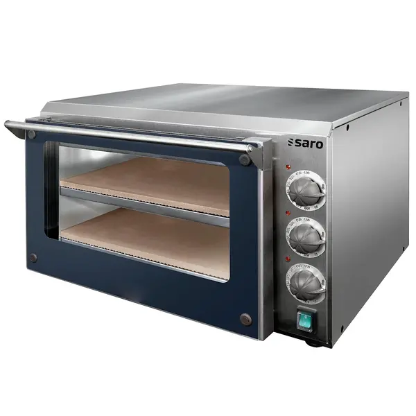 Pizzaoven | ETNA | Elektrisch | 1+1x Ø40cm | 50°C/450°C | 3kW (230V) | 610x620x395(h)mm