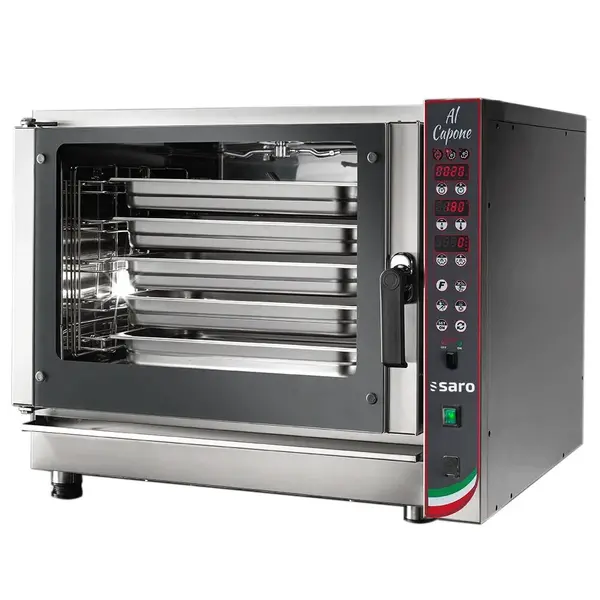 Combisteamer | AL CAPONE | Elektrisch | 5 Niveaus (EN/GN) | 50°C/280°C | 6.45kW (400V) | Zelfreiniging | 920x845x760(h)mm