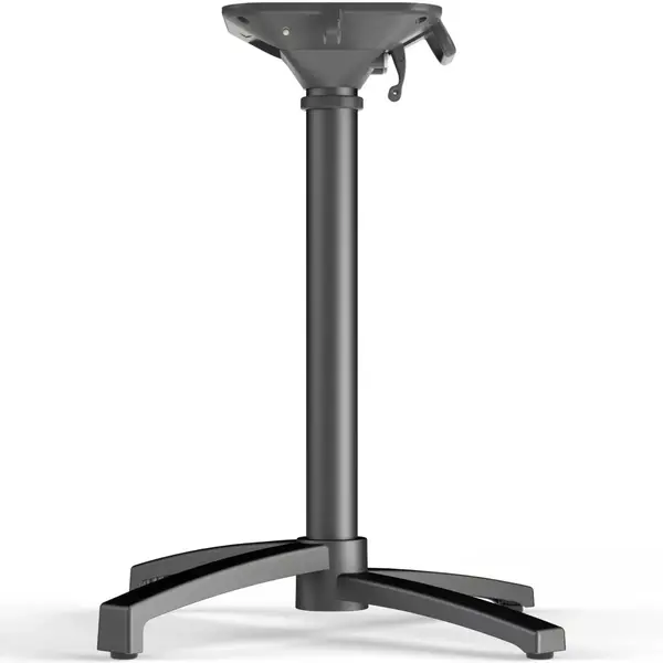 Tafelonderstel | X CROSS | Laag Model | Aluminium | Zwart | Kantelbaar | In-/Outdoor | 690x690x720(h)mm