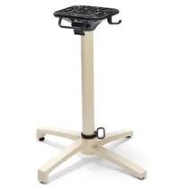 VEBA Tafelonderstel | X CROSS | Laag Model | Aluminium | Zandkleurig | Kantelbaar | In-/Outdoor | 690x690x720(h)mm