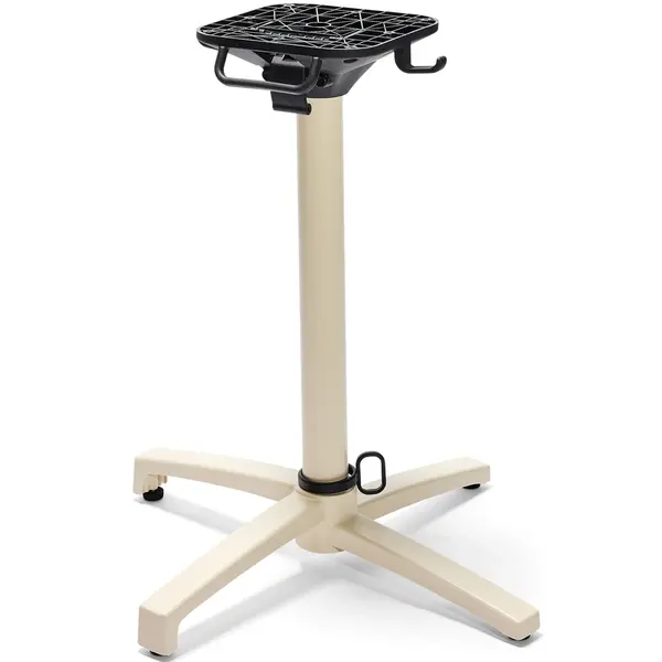 Tafelonderstel | X CROSS | Laag Model | Aluminium | Zandkleurig | Kantelbaar | In-/Outdoor | 690x690x720(h)mm