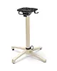 VEBA Tafelonderstel | X CROSS | Laag Model | Aluminium | Zandkleurig | Kantelbaar | In-/Outdoor | 690x690x720(h)mm 