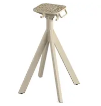 VEBA Tafelonderstel | INFINITY | Laag Model | RVS | Zandkleurig | Kantelbaar | In-/Outdoor | 600x600x720(h)mm