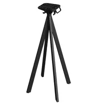 VEBA Tafelonderstel | INFINITY | Hoog Model | RVS | Zwart | Kantelbaar | In-/Outdoor | 600x600x1080(h)mm