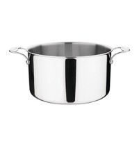 Vogue Kookpan | TRIWALL | RVS/Aluminium | 9.5L | Div. Warmtebronnen | Ø280x152(h)mm 