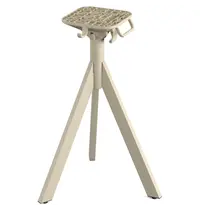 VEBA Tafelonderstel | INFINITY | Laag Model | RVS | Zandkleurig | Kantelbaar | In-/Outdoor | 400x400x720(h)mm