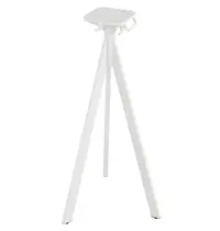 VEBA Tafelonderstel | INFINITY | Hoog Model | RVS | Wit | Kantelbaar | In-/Outdoor | 400x400x1080(h)mm