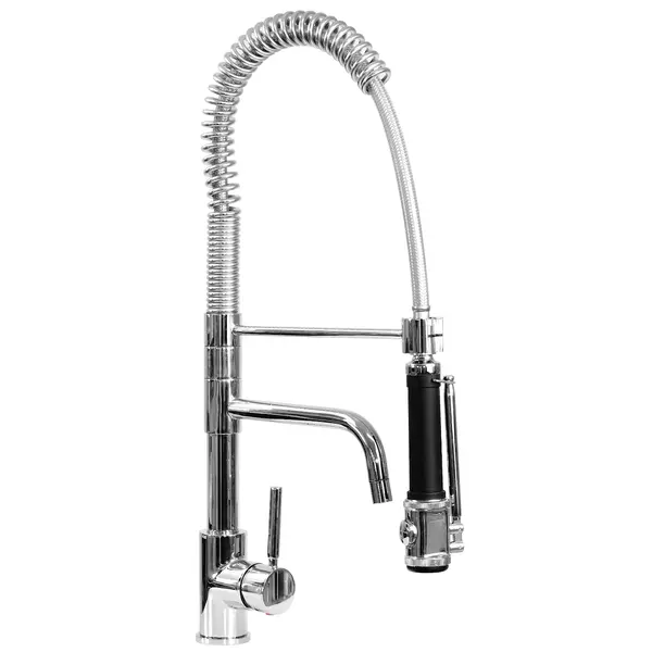 Voorspoeldouche | VALENTINA | Handdouche (Flexibele Hals) + Middenuitloop | Mengkraan | 1-Gats | 310x560(h)mm