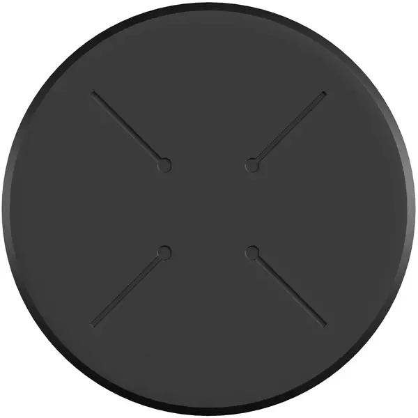 Tafelblad | Zwart | In-/Outdoor | Ø700x12(h)mm