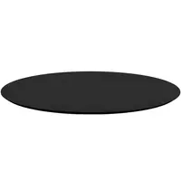 VEBA Tafelblad | Zwart | In-/Outdoor | Ø700x12(h)mm