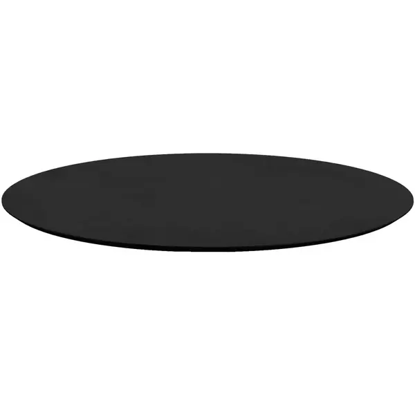 Tafelblad | Zwart | In-/Outdoor | Ø700x12(h)mm