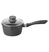 EMGA Steelpan | Aluminium (Antiaanbaklaag) | 1.3L | Div. Warmtebronnen | Incl. Deksel | Ø160x85(h)mm