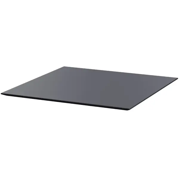 Tafelblad | Zwart | In-/Outdoor | 700x700x12(h)mm