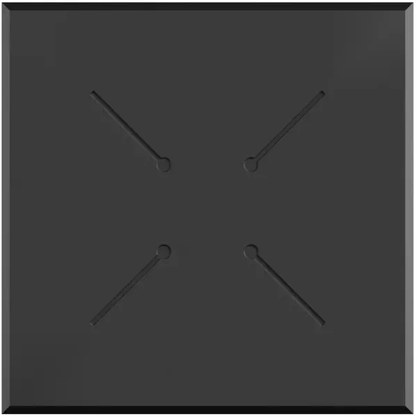 Tafelblad | Houtlook | In-/Outdoor | 700x700x12(h)mm