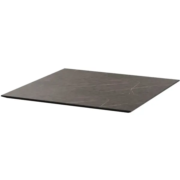 Tafelblad | Marmerlook (Antraciet) | In-/Outdoor | 700x700x12(h)mm