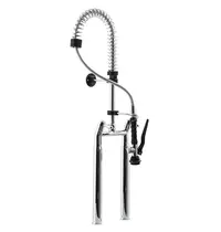 Saro Voorspoeldouche | MELANIE | Verhoogd | Handdouche | Mengkraan | 2-Gats | 280x280x890(h)mm 