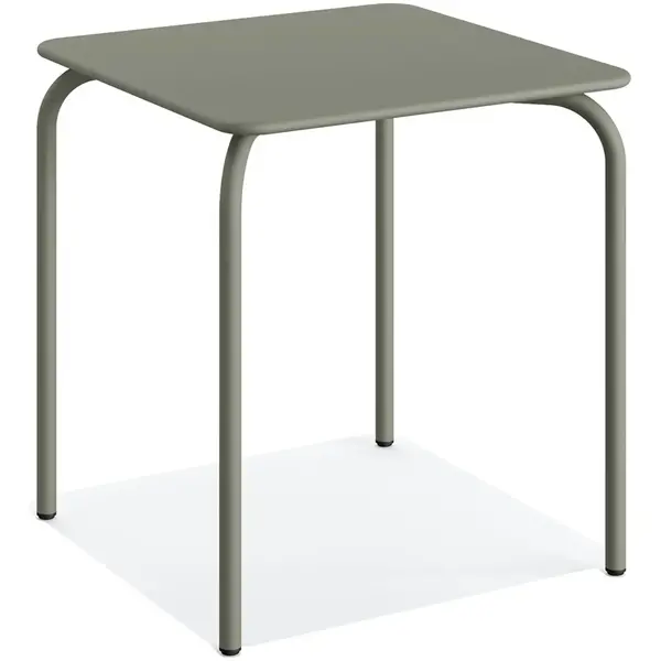 Tafel | OLLY | Staal | Groen | In-/Outdoor | 700x700x730(h)mm