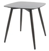 VEBA Tafel | PEDRO | Aluminium | Houtlook (Wengé) | In-/Outdoor | 700x700x760(h)mm
