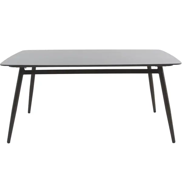 Tafel | PEDRO | Aluminium | Houtlook (Wengé) | In-/Outdoor | 1600x900x760(h)mm