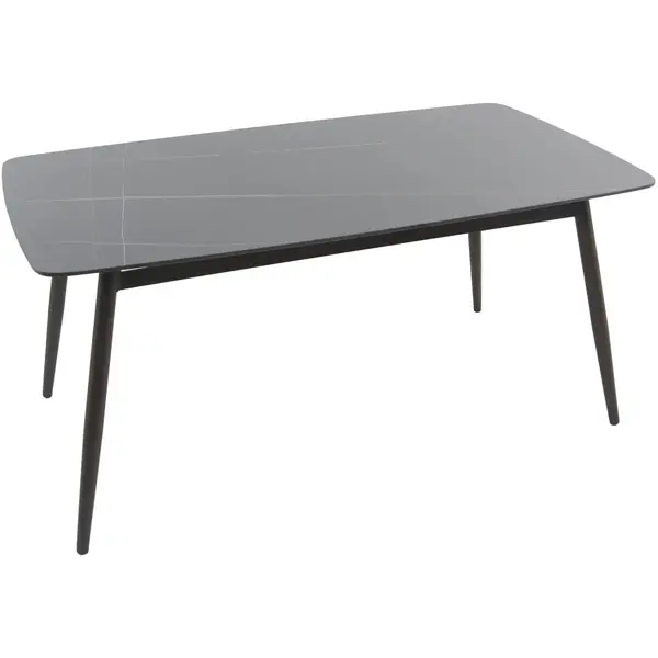 Tafel | PEDRO | Aluminium | Houtlook (Wengé) | In-/Outdoor | 1600x900x760(h)mm