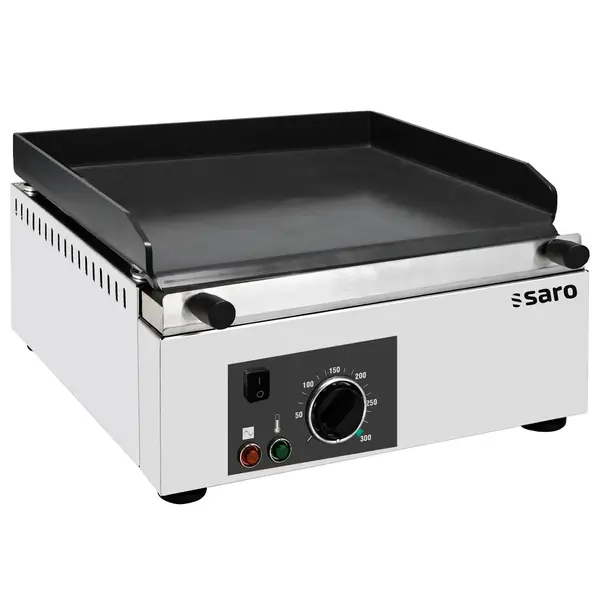 Bak-/Grillplaat | GPK | Elektrisch | Glad Oppervlak 390x400 (RVS) | 50°C/300°C | 3kW (230V) | 400x460x285(h)mm