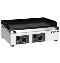 Saro Bak-/Grillplaat | GPK | Elektrisch | Glad Oppervlak 590x400 (RVS) | 50°C/300°C | 4.5kW (2x 230V) | 600x460x285(h)mm