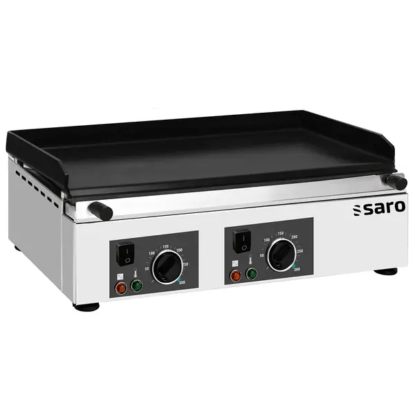 Bak-/Grillplaat | GPK | Elektrisch | Glad Oppervlak 590x400 (RVS) | 50°C/300°C | 4.5kW (2x 230V) | 600x460x285(h)mm