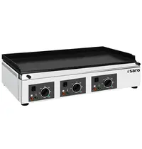 Saro Bak-/Grillplaat | GPK | Elektrisch | Glad Oppervlak 790x400 (RVS) | 50°C/300°C | 6kW (400V) | 800x460x285(h)mm