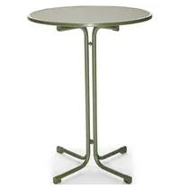 VEBA Inklapbare Statafel | BERLIN | Hout/Staal | Groen | In-/Outdoor | Ø800x1090(h)mm