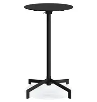 VEBA Inklapbare Zit-/Statafel | VERSA | Staal | Zwart | In-/Outdoor | Ø600x740/1020(h)mm