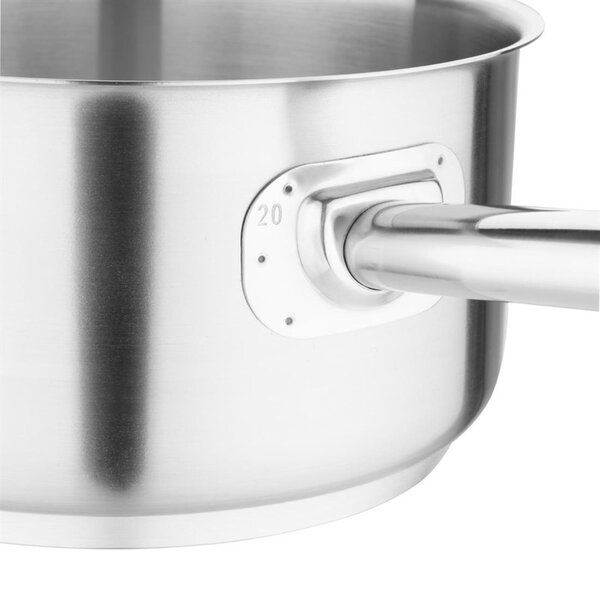 Steelpan | RVS/Aluminium | 3L | Div. Warmtebronnen | Ø200x100(h)mm