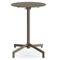 VEBA Inklapbare Zit-/Statafel | VERSA | Staal | Cappuccino | In-/Outdoor | Ø600x740/1020(h)mm