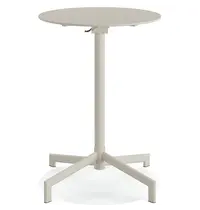 VEBA Inklapbare Zit-/Statafel | VERSA | Staal | Beige | In-/Outdoor | Ø600x740/1020(h)mm
