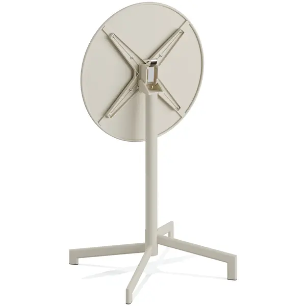 Inklapbare Zit-/Statafel | VERSA | Staal | Beige | In-/Outdoor | Ø600x740/1020(h)mm