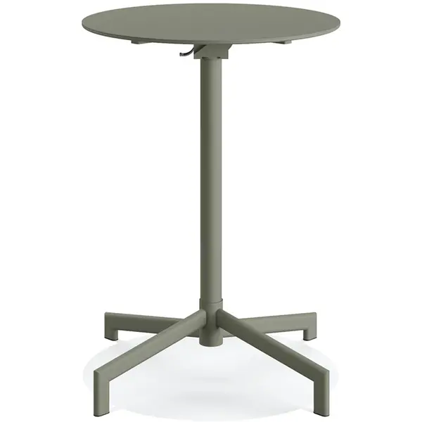 Inklapbare Zit-/Statafel | VERSA | Staal | Groen | In-/Outdoor | Ø600x740/1020(h)mm