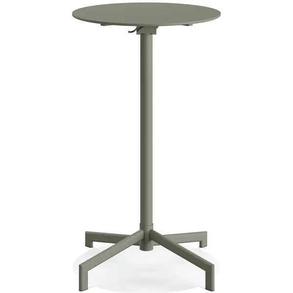 Inklapbare Zit-/Statafel | VERSA | Staal | Groen | In-/Outdoor | Ø600x740/1020(h)mm