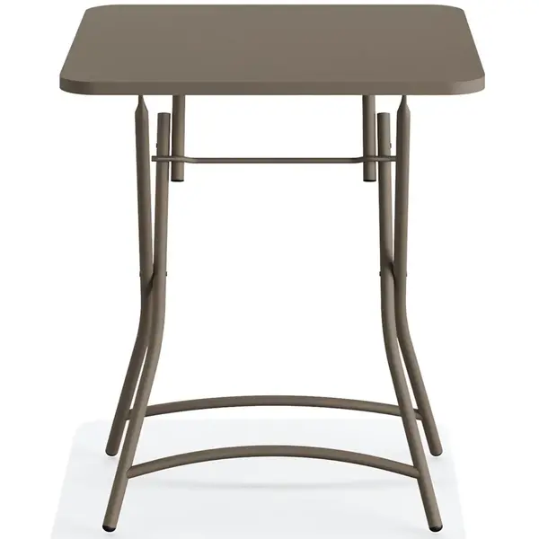 Inklapbare Tafel | BREEZE | Staal | Cappuccino | In-/Outdoor | 600x600x740(h)mm