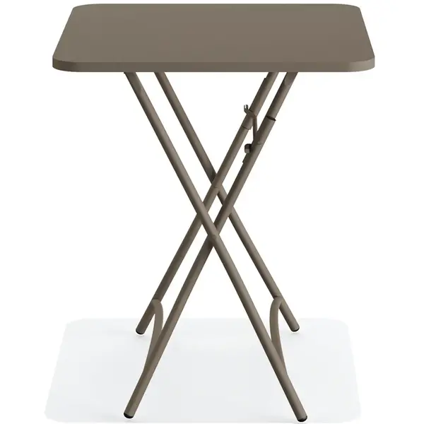 Inklapbare Tafel | BREEZE | Staal | Cappuccino | In-/Outdoor | 600x600x740(h)mm