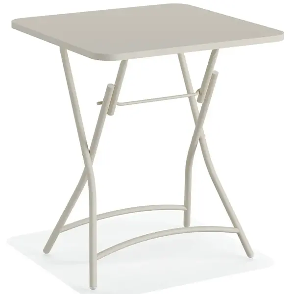 Inklapbare Tafel | BREEZE | Staal | Beige | In-/Outdoor | 600x600x740(h)mm