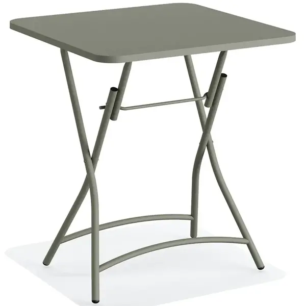 Inklapbare Tafel | BREEZE | Staal | Groen | In-/Outdoor | 600x600x740(h)mm