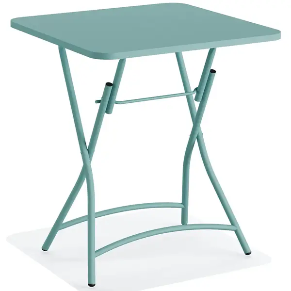 Inklapbare Tafel | BREEZE | Staal | Blauw | In-/Outdoor | 600x600x740(h)mm